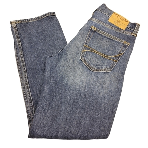 Hollister Classic Straight Button Fly Denim Jeans Size 29 Waist 30 Length - Picture 1 of 3
